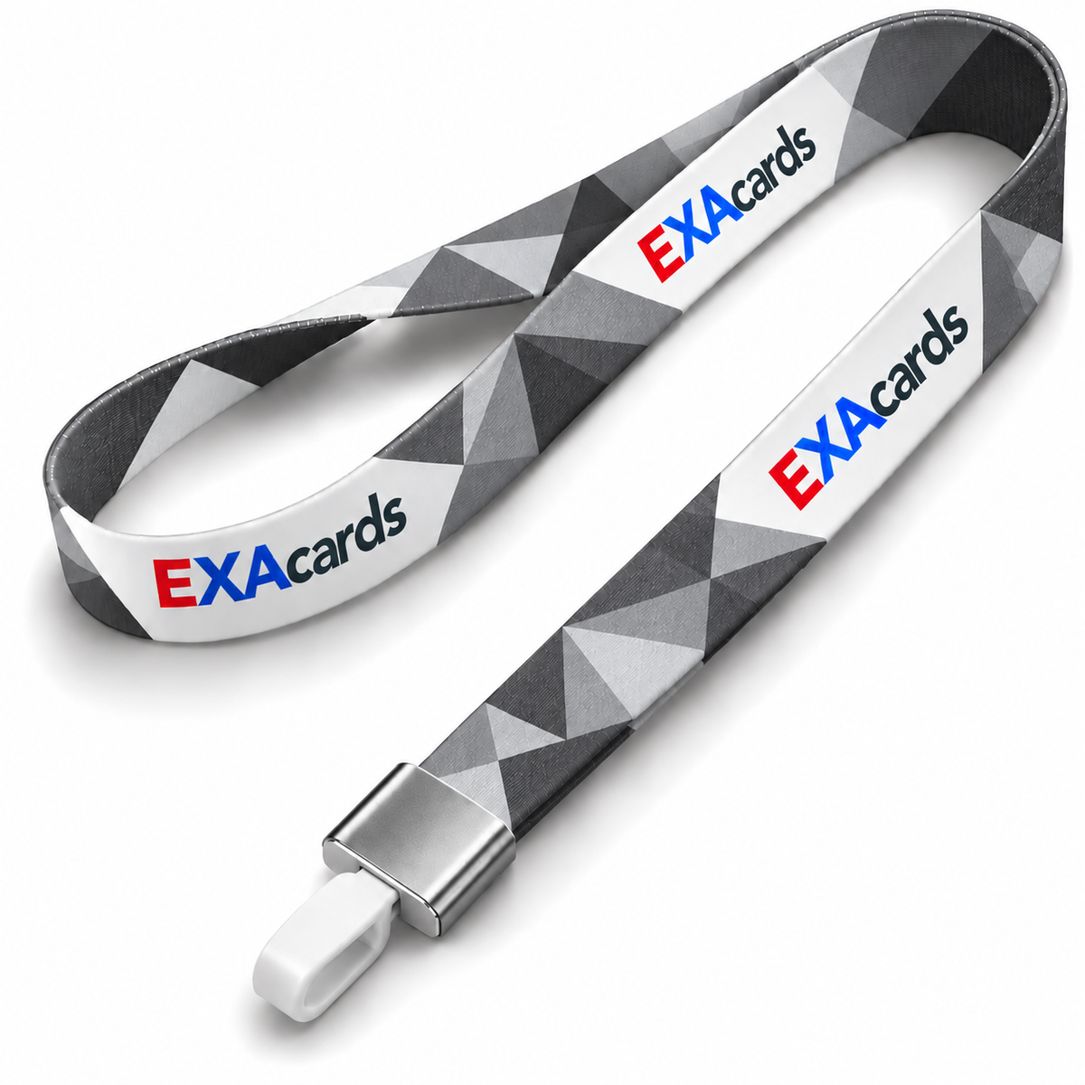 Multi-Colour Customized Lanyard 16mm with Metal Cap | Minimum 15 Pieces