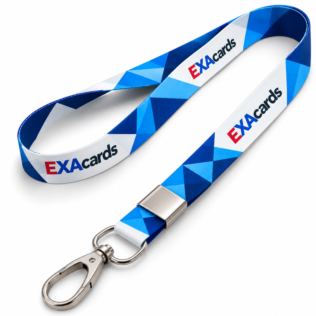 Multi-Colour Customized Lanyard 16mm with Fish Hook (Ovel) | Minimum 15 Pieces