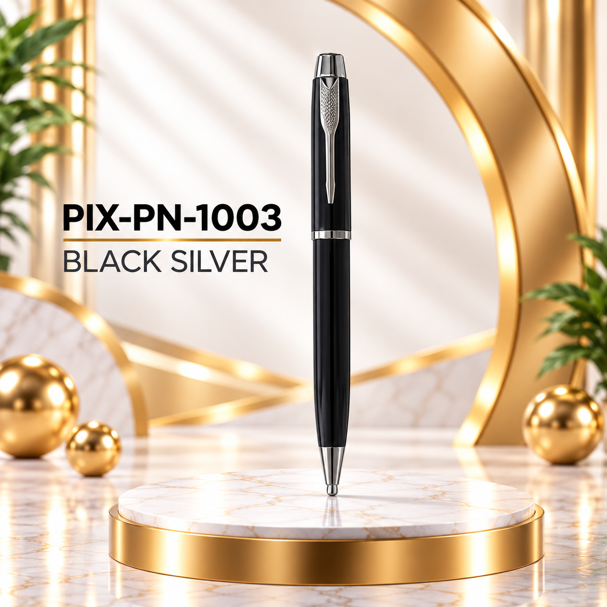 BLACK SILVER | PEN & PENCIL | PIX-PN-1003