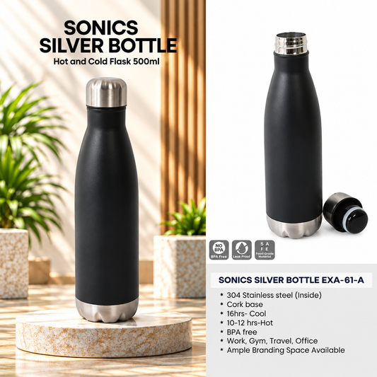 Bottle | Sonics Silver Bottle| EXA-61-A