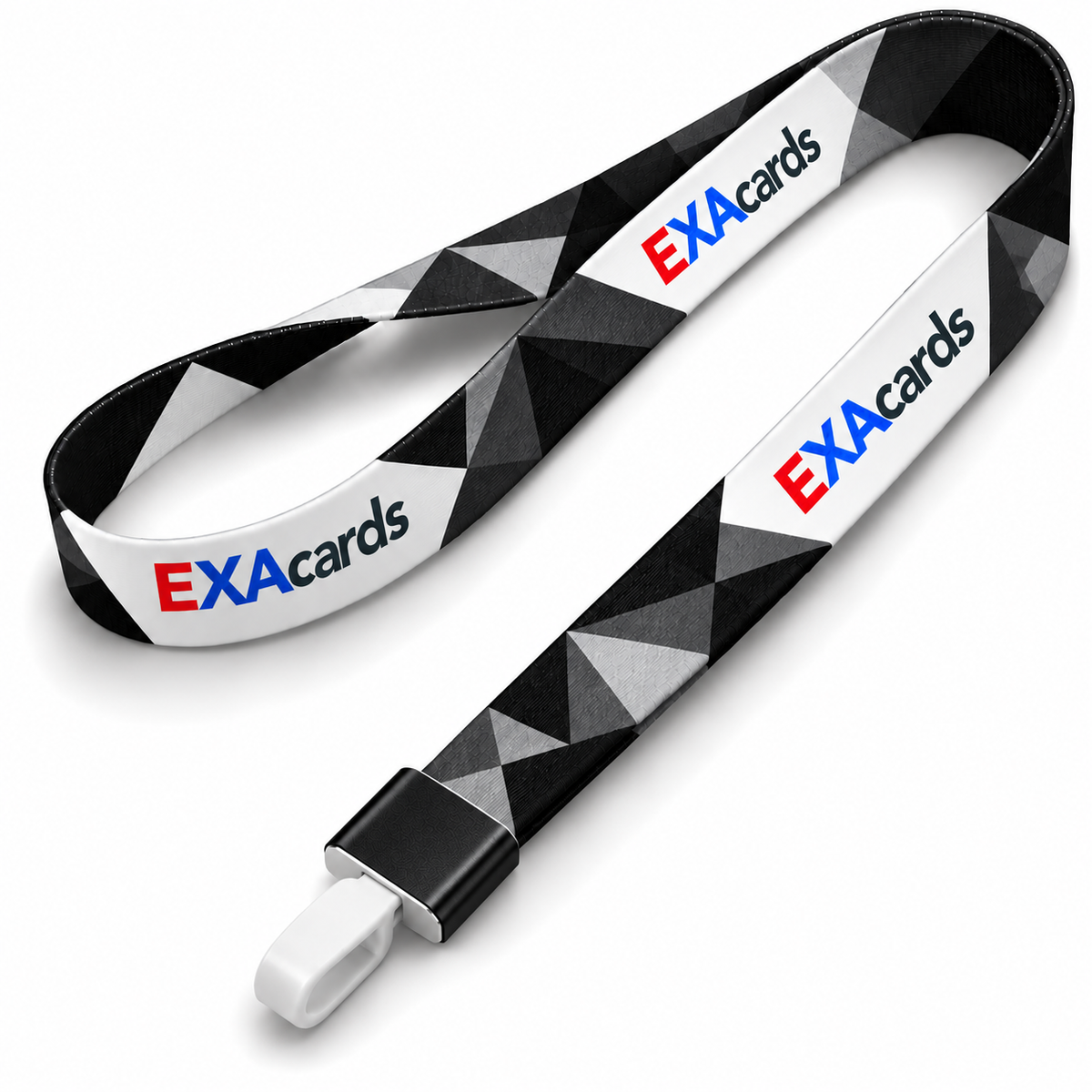 Multi-Colour Customized Lanyard 16mm with Metal Cap | Minimum 15 Pieces