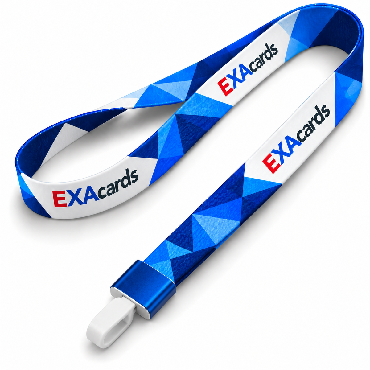 Multi-Colour Customized Lanyard 16mm with Metal Cap | Minimum 15 Pieces