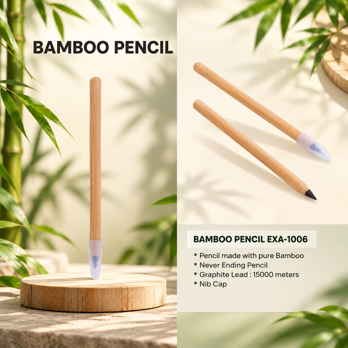 PENS | BAMBOO PENCIL | EXA-1006