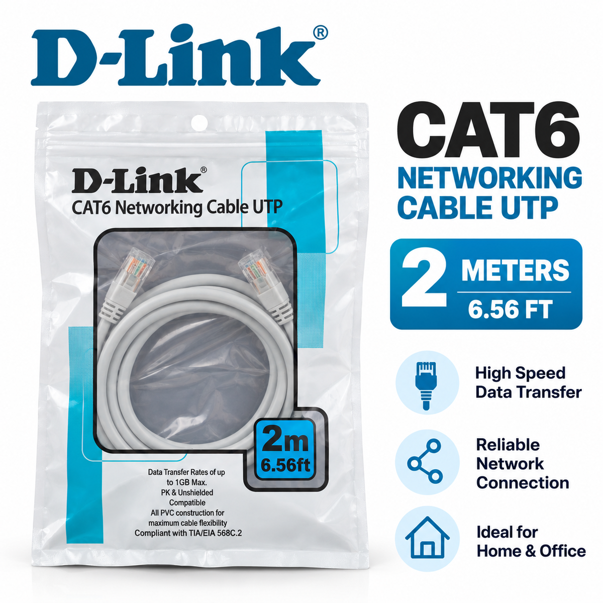 D-Link Patch Cable 2m