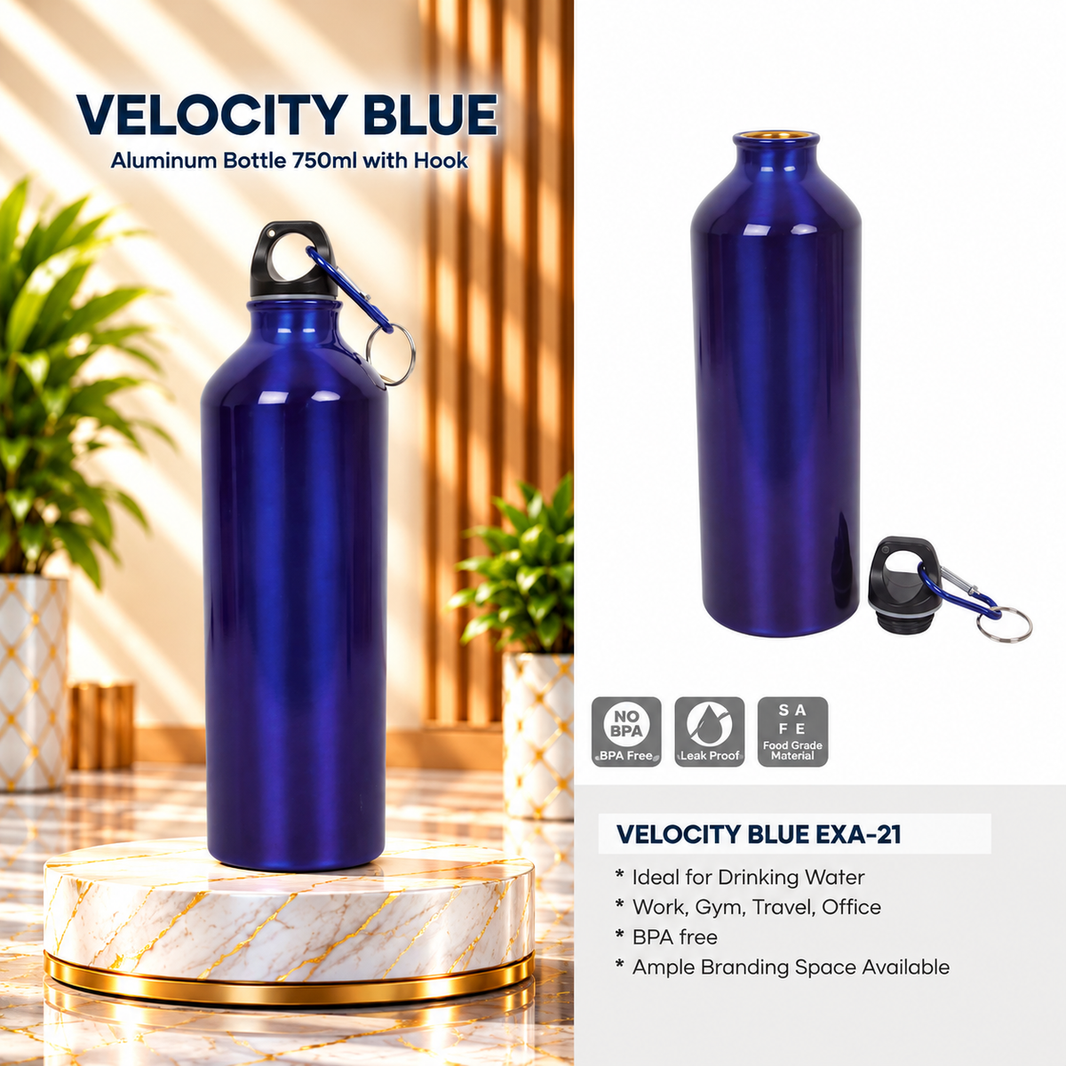 Bottle | Velocity Blue | EXA-21