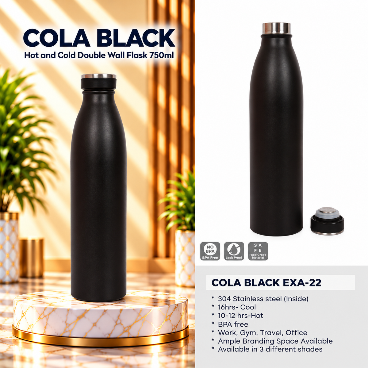 Bottle | Cola Black | EXA-22