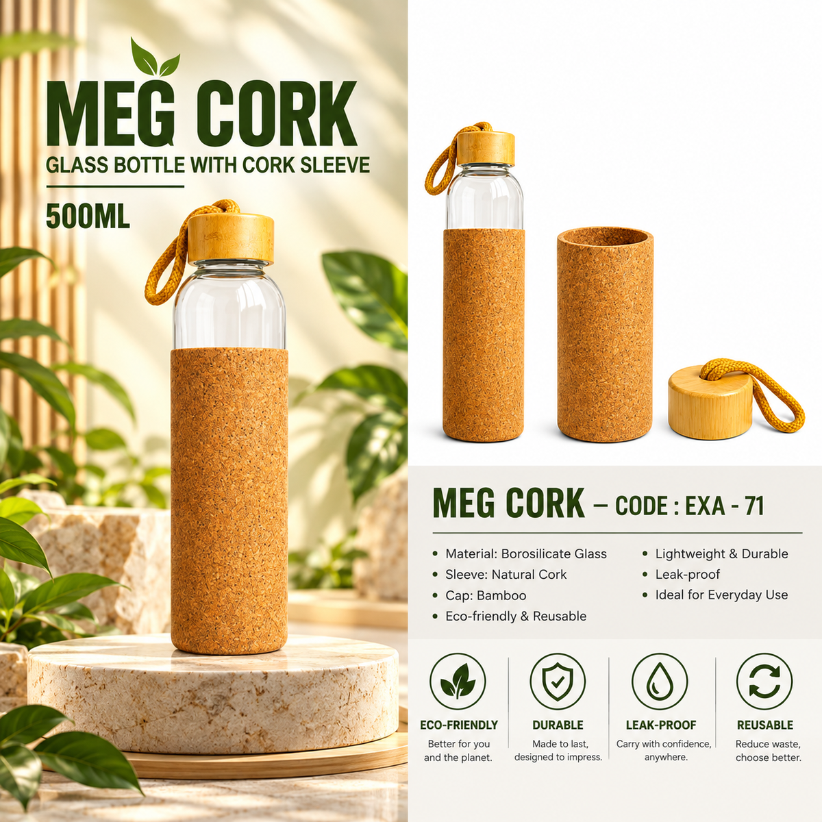 Bottle | MEG CORK | EXA-71