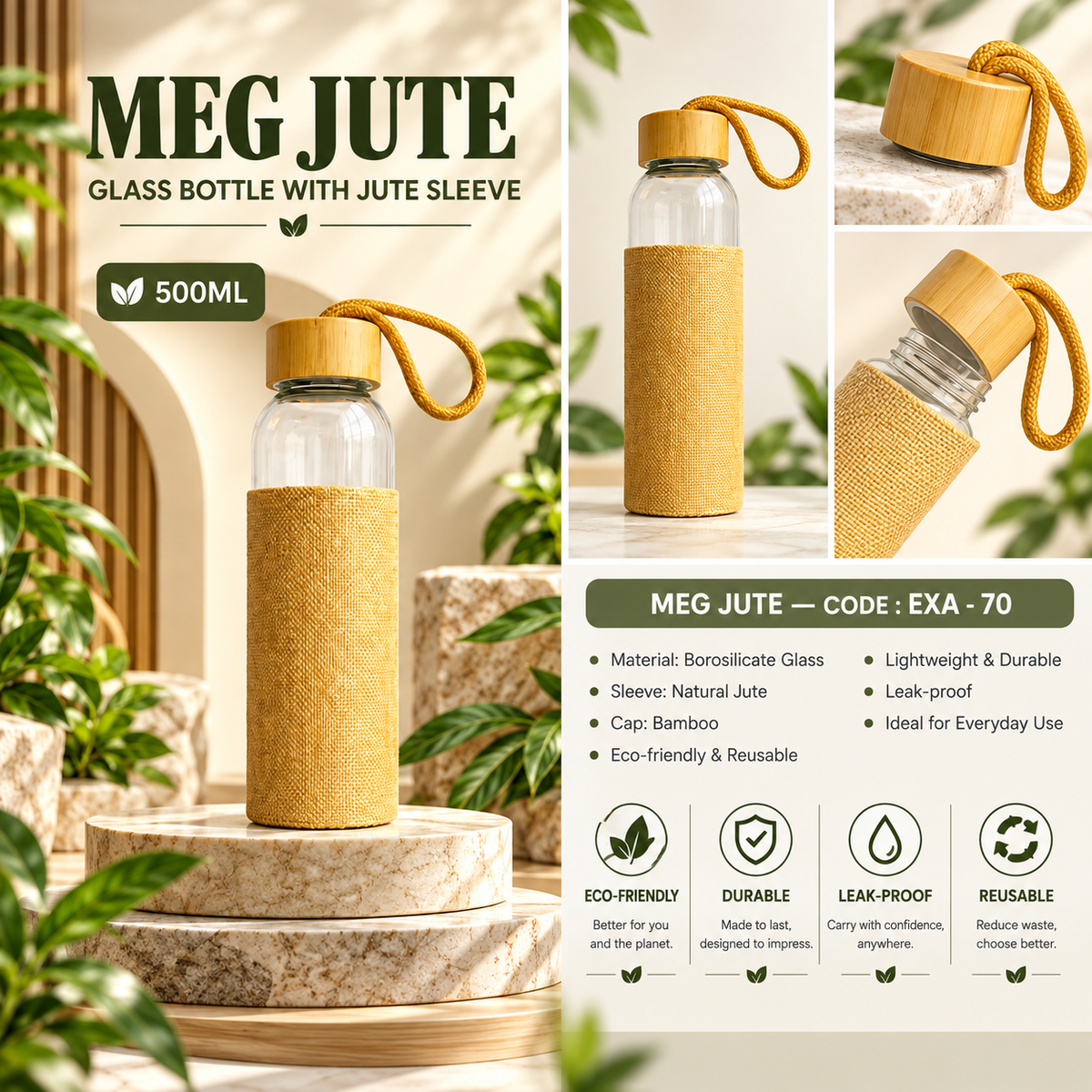 Bottle | MEG JUTE | EXA-70