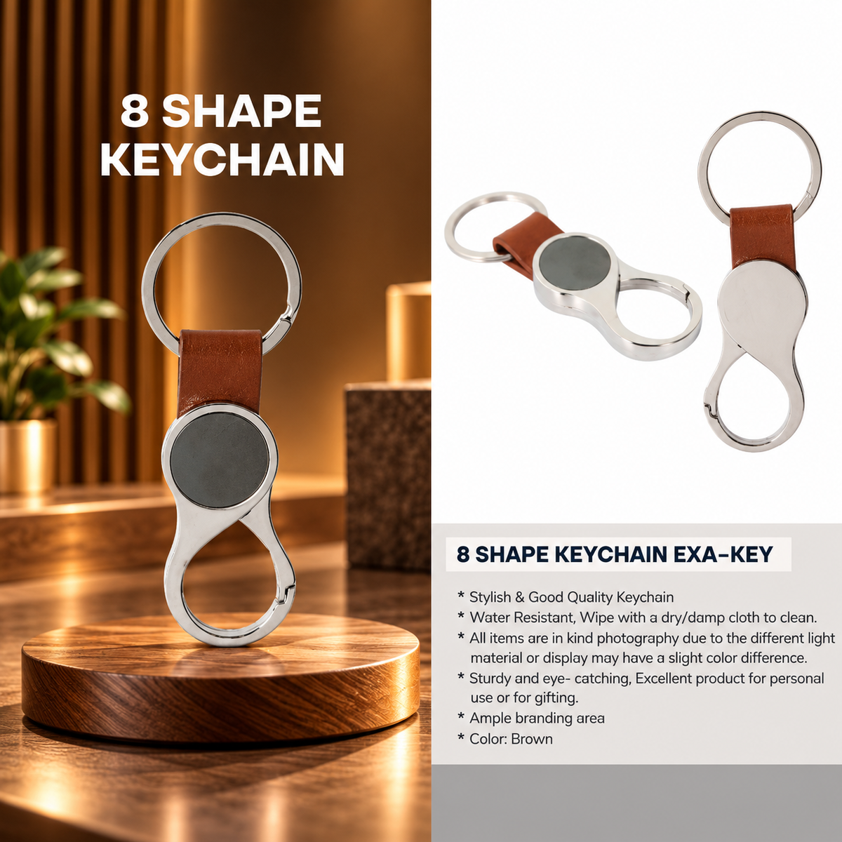 8 SHAPE KEYCHAIN | KEYCHAIN | EXA-KEY-3