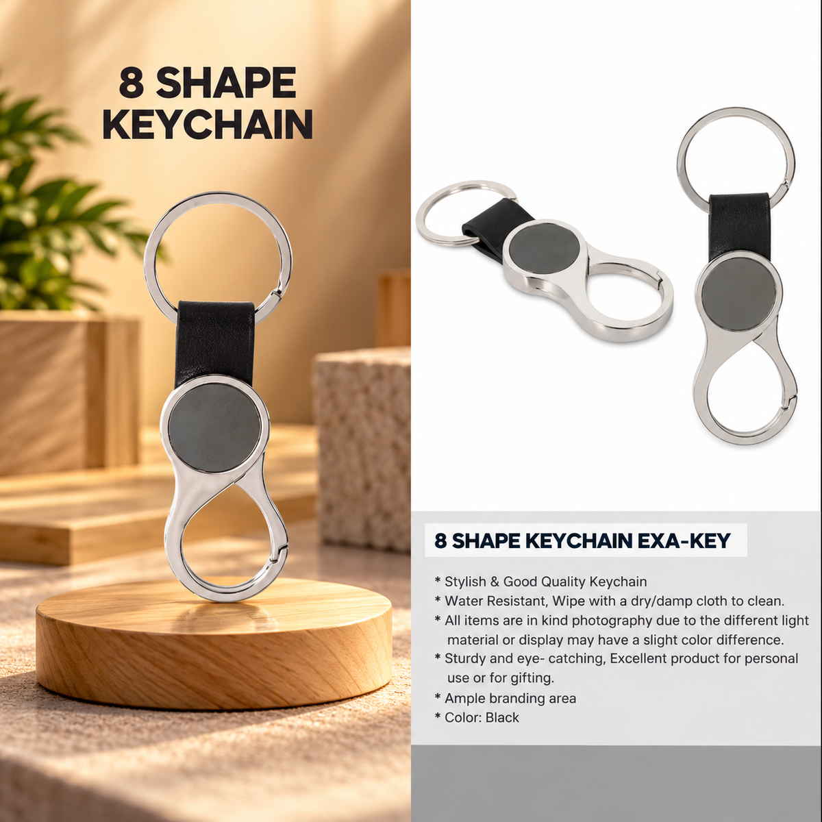 8 SHAPE KEYCHAIN | KEYCHAIN | EXA-KEY-3