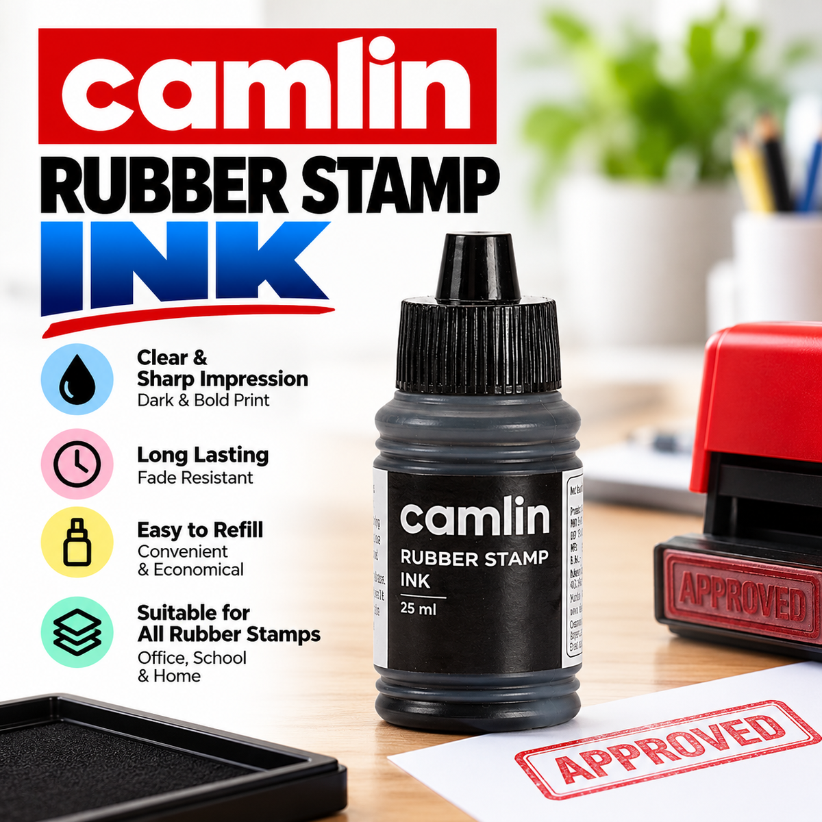 Camlin Rubber Stamp Ink