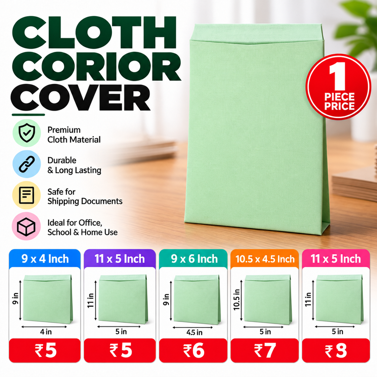 Cloth courier cover - 1 piece price