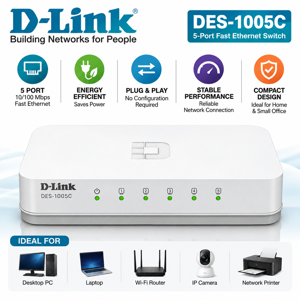 D-Link 5 port switch Normal