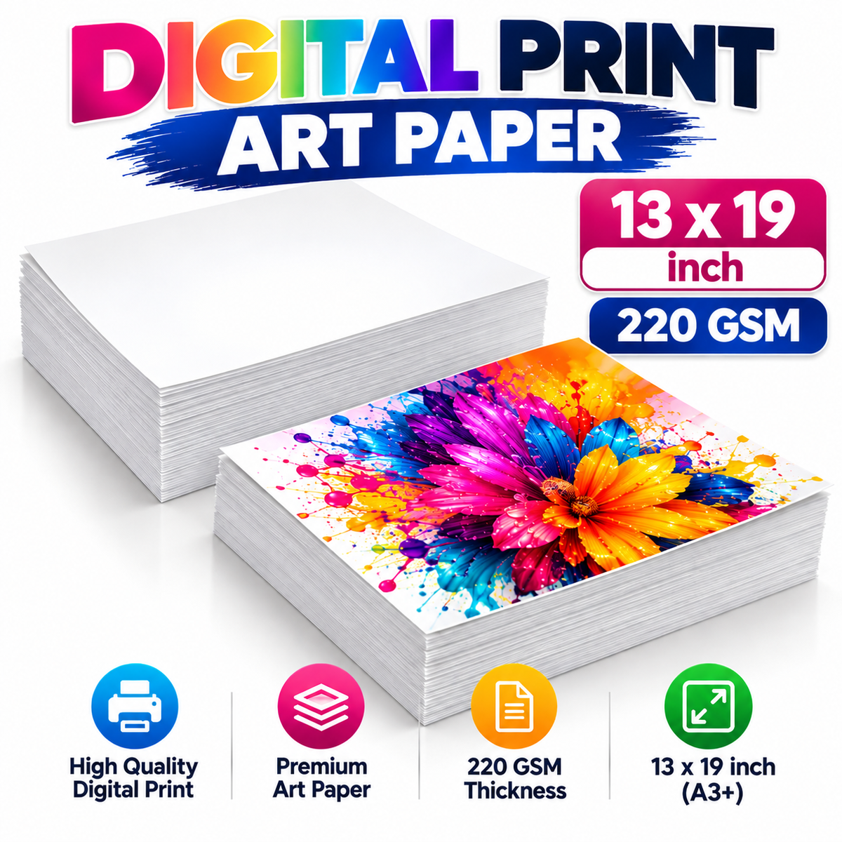 Digital Print Art Paper 220 GSM