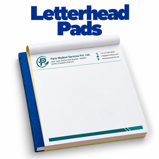 Custom Letter-Head Pads Printing