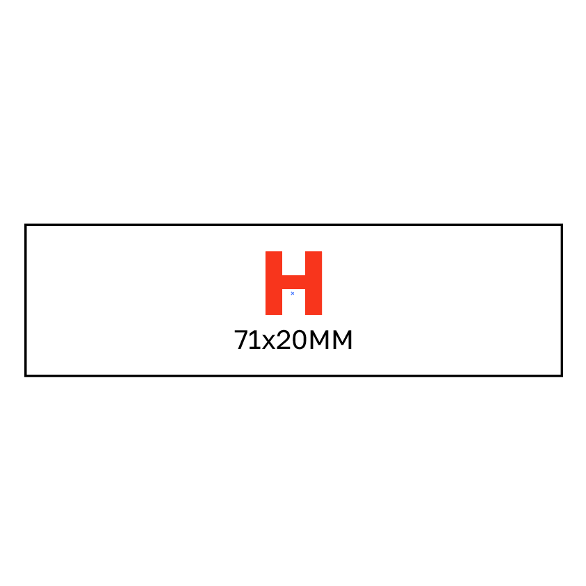 Trodat Stamper | Model H | 71x20 MM