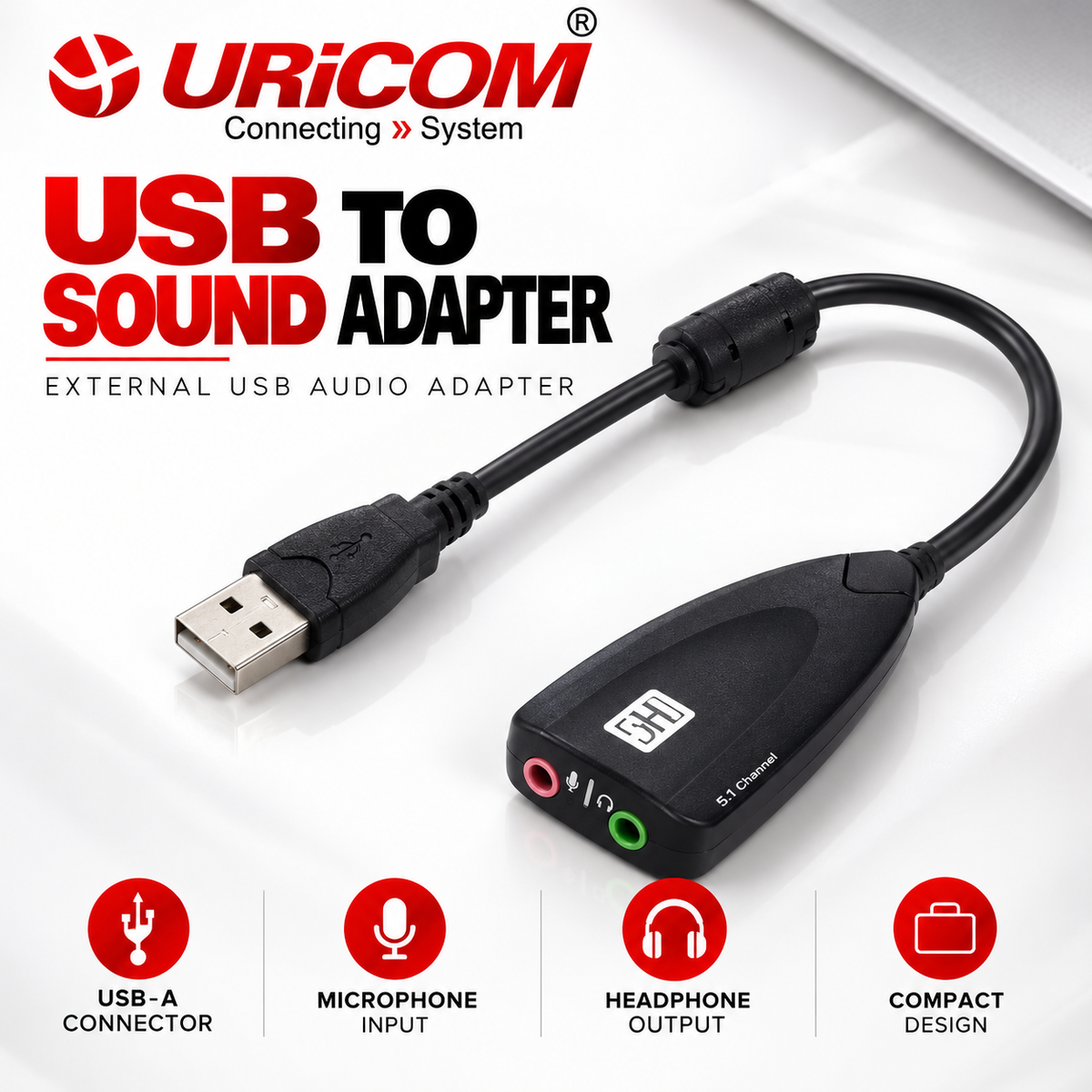 URiCOM USB to Sound Adapter