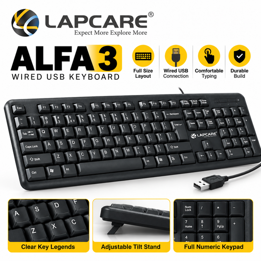 Lapcare USB Keyboard ALFA 3