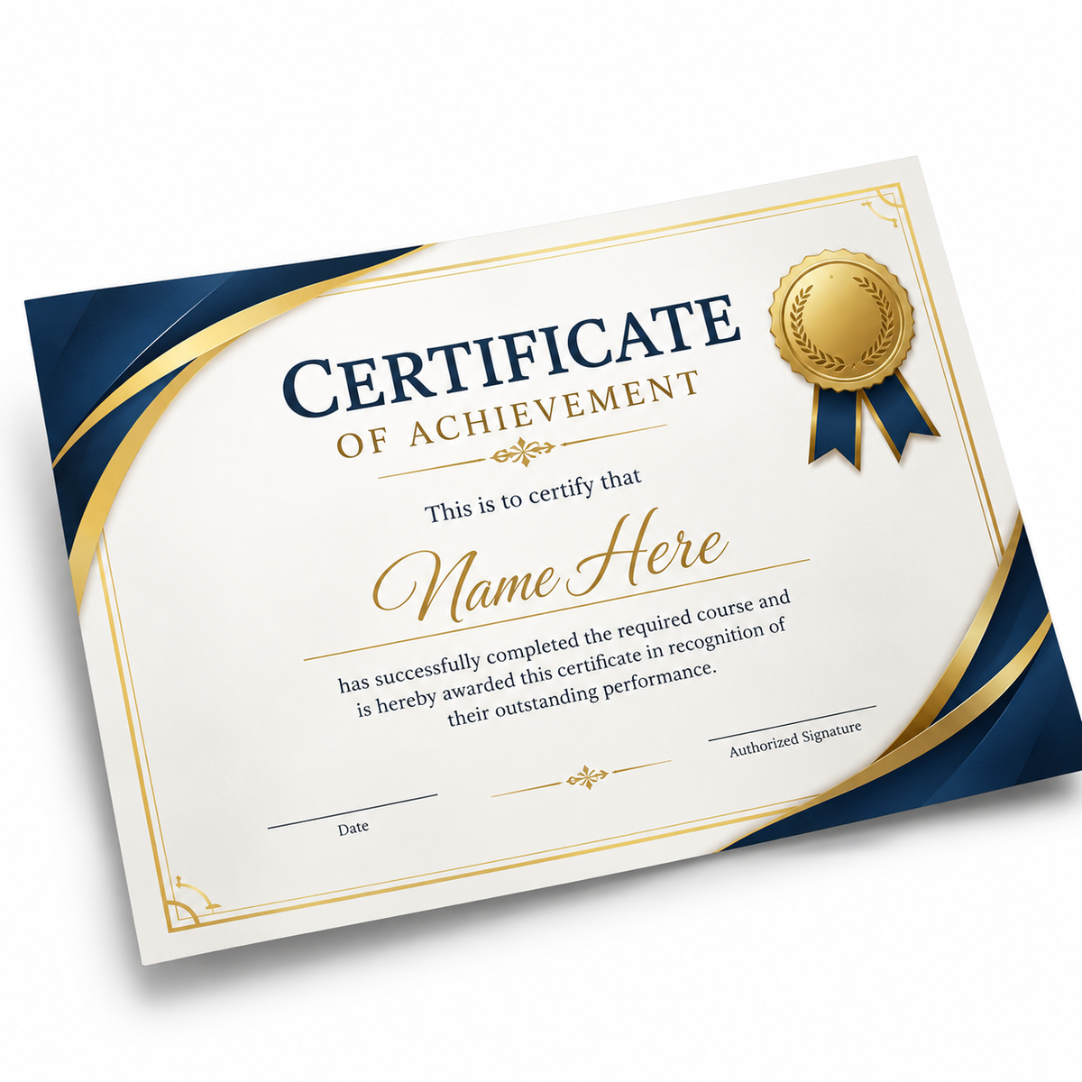 Custom Certificate Printing