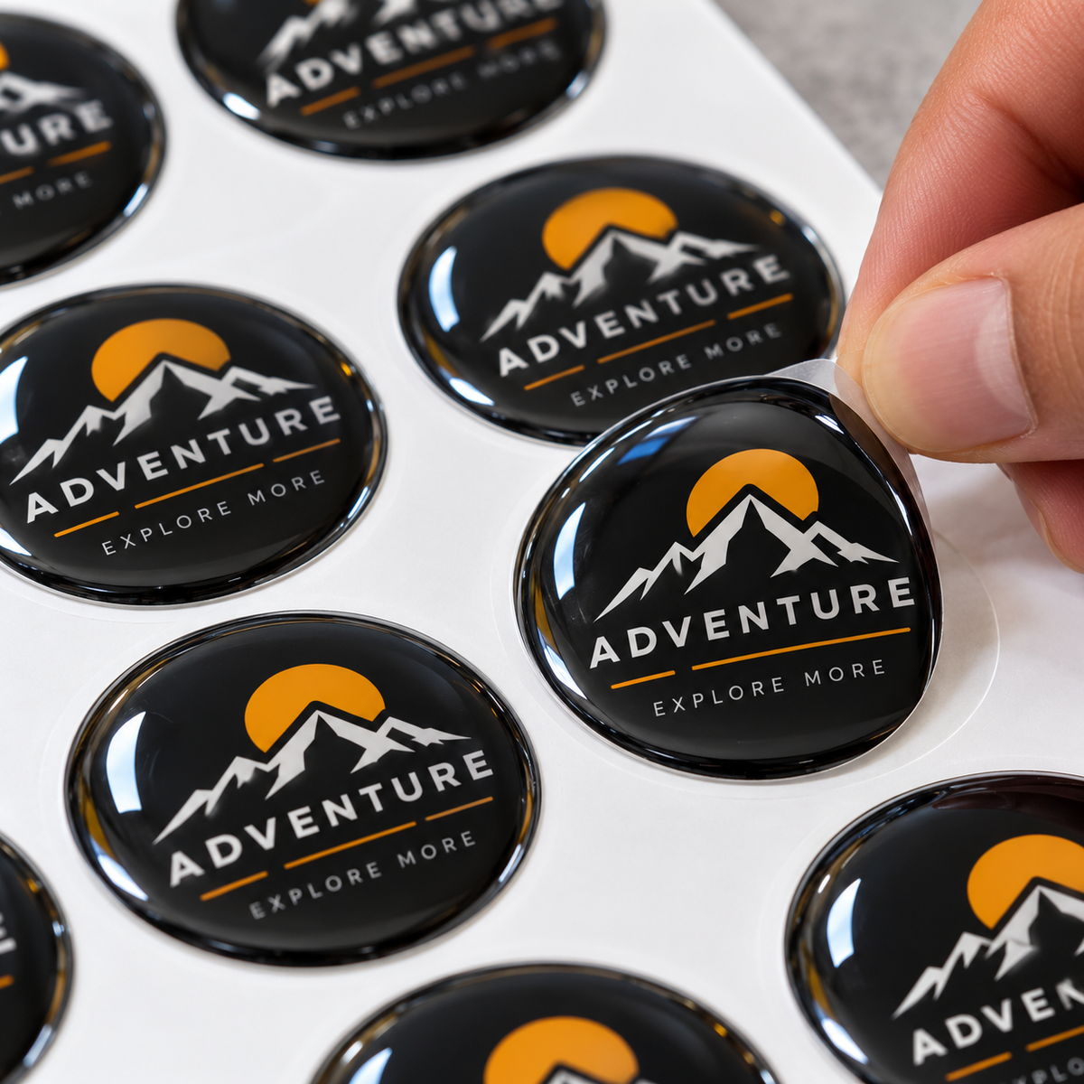 Dome Sticker