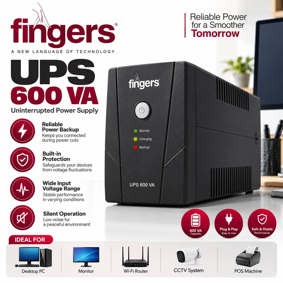 FINGERS UPS 600 va