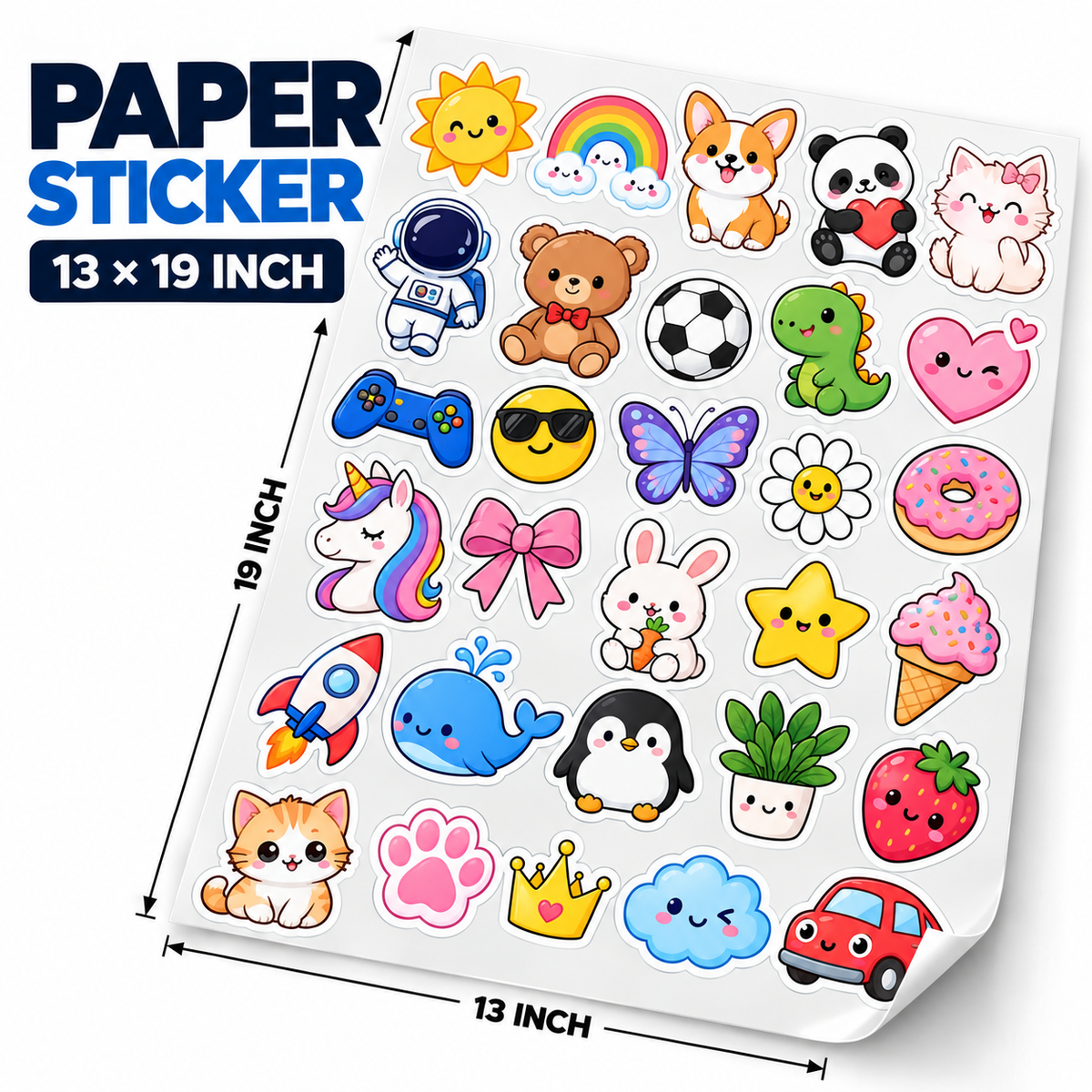 Paper Sticker 13 x 19