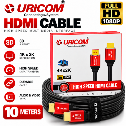 URiCOM HDMI Cable – 10 meters