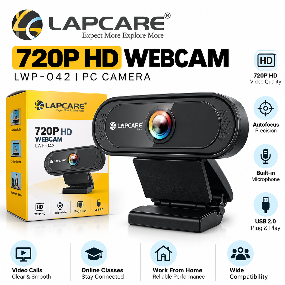 Lapcare Webcam 720p